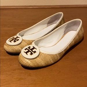 Tory Burch natural/white ballet flat